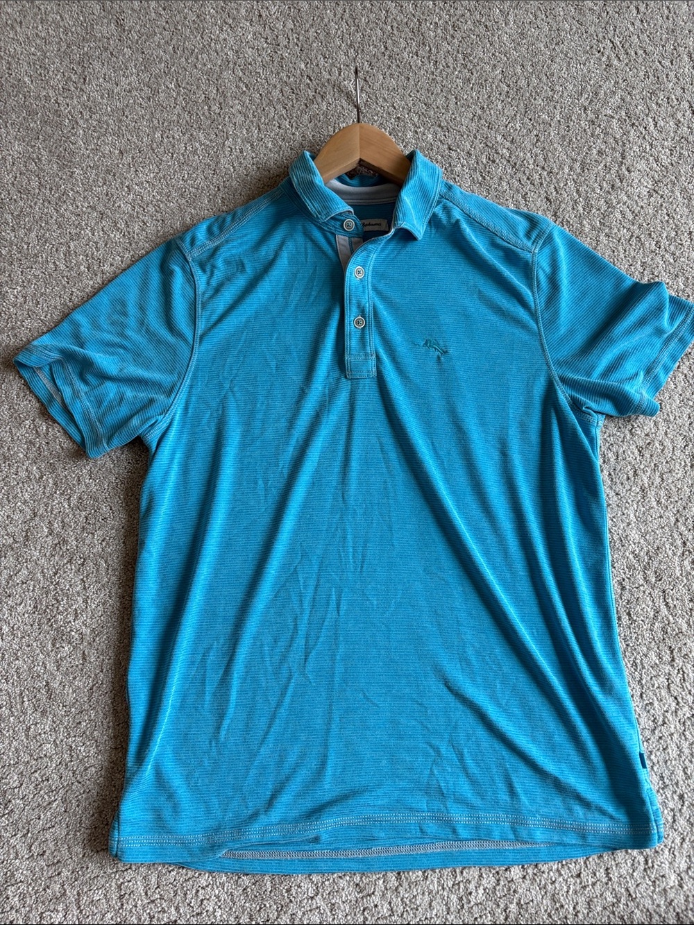 Tommy Bahama Turquoise Polo Shirt